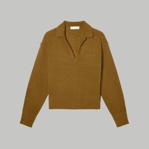 Everlane cashmere polo sweater